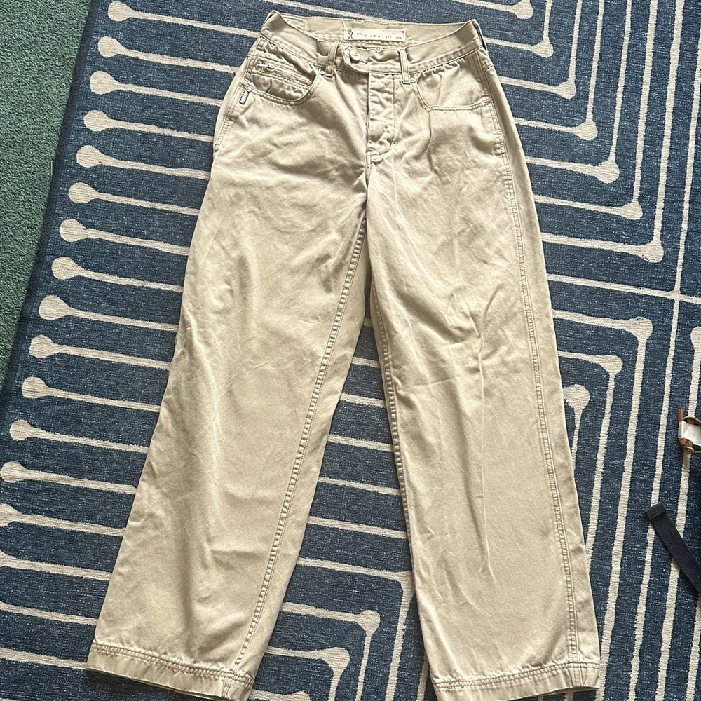 Vintage y2k GX Know Who You Are wide leg khakis